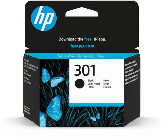 HP 301 - Inktcartridge - Origineel - Standaard capaciteit - Zwart