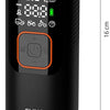 FlinQ Draagbare Compressor - Luchtcompressor - Elektrische Bandenpomp voor Fiets en Auto - Fietspomp USB-oplaadbaar - 12V