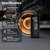 FlinQ Draagbare Compressor - Luchtcompressor - Elektrische Bandenpomp voor Fiets en Auto - Fietspomp USB-oplaadbaar - 12V