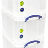Opbergbox Really Useful 35 liter pak 3 dozen 480x390x310mm transpara..