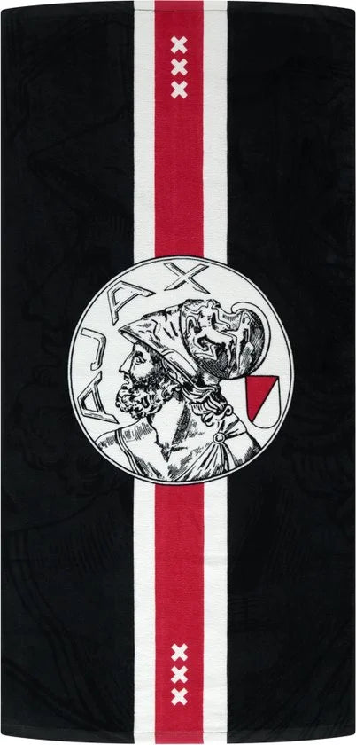 Ajax-handdoek zwart