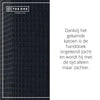 The One Towelling Wafel Handdoek - 100 x 150 cm - Hoge vochtopname - 230 gr/m² - Katoen - Antraciet