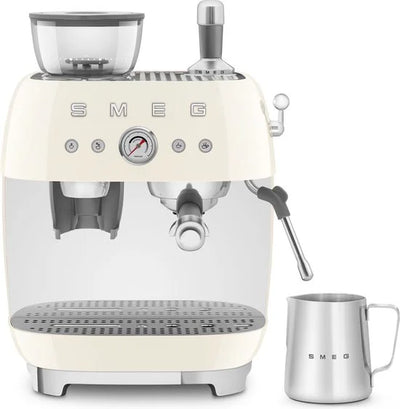 SMEG EGF03CREU - Espressomachine met geïntegreerde bonenmaler - Crème