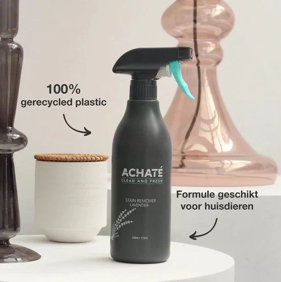 Achaté Vlekkenreiniger – Tapijtreiniger voor Vlekken & Geuren – Lavendel Geur – 500ml