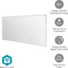 Nedis SmartLife Infrarood Verwarming 700 W – Slimme Kachel - Thermostaat – Geschikt voor Badkamer - Afstandsbediening & App