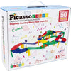 Tactic Picasso Tiles - Constructiespeelgoed - Magnetic Tiles - Magnetische Tegels - Race Track - STEM Speelgoed - Magnetische Racebaan met 2 LED auto