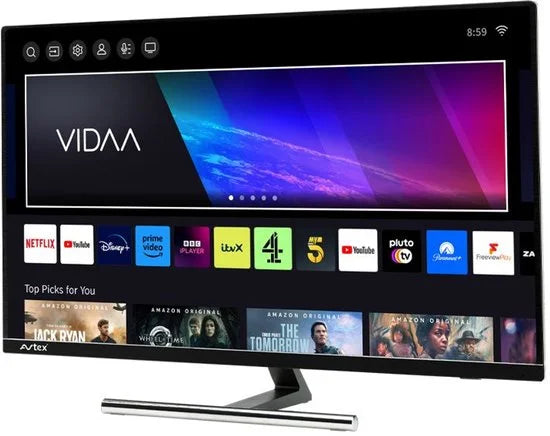 Avtex 24" VIDAA Smart TV complete with lead 230V and stand