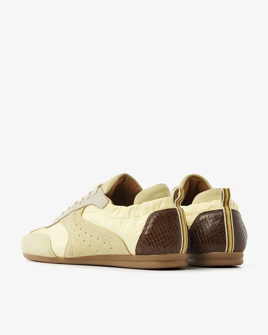 VIA VAI June Haylee Sneakers dames - Su�de,Leer,Textiel - Geel
