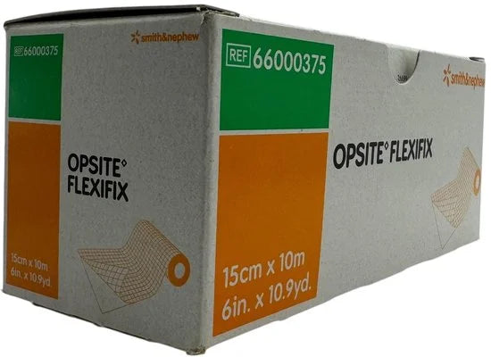 Opsite Flexifix 15 cm × 10 m – transparante fixatiefilm – waterdicht en ademend