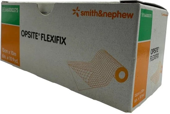 Opsite Flexifix 15 cm × 10 m – transparante fixatiefilm – waterdicht en ademend