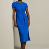 LolaLiza Jurk R Smocktwist 08104544 1619 Electric Blue Dames Maat - 3XL