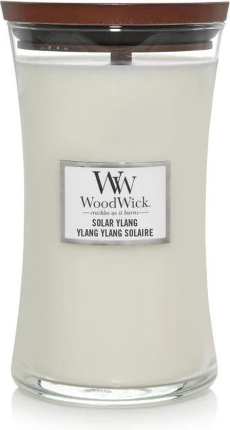 WoodWick Hourglass Large Geurkaars - Solar Ylang - 130 branduren