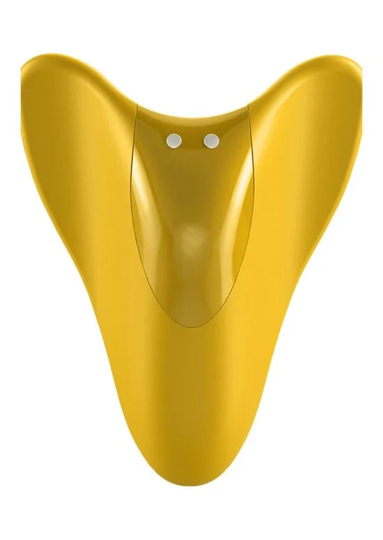 Satisfyer, vibrator, vingervibrator, klein en veelzijdig, 'High Fly' met batterij, siliconen, 7 cm