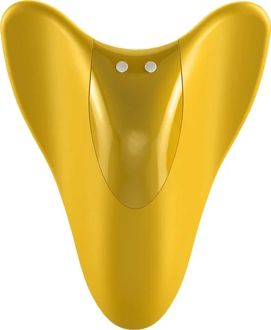 Satisfyer, vibrator, vingervibrator, klein en veelzijdig, 'High Fly' met batterij, siliconen, 7 cm