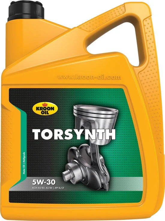Kroon-Oil Torsynth - 5W-30 Motorolie - Brandstofbesparend - 5 Liter - Universeel