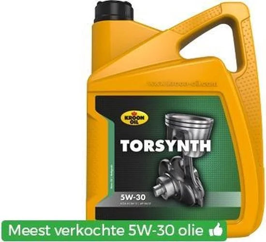 Kroon-Oil Torsynth - 5W-30 Motorolie - Brandstofbesparend - 5 Liter - Universeel