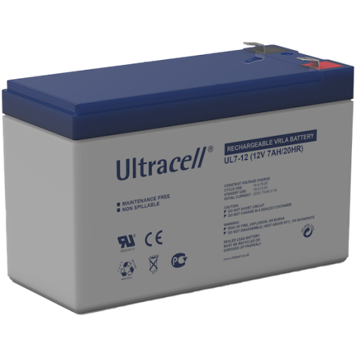 ULTRACELL UL712 ACCU 12VOLT 7Ah