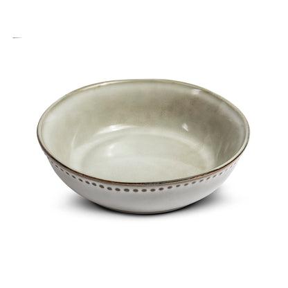 Vidi Sapore pasta borden Ø 17,5 cm diep – set van 6 – parelwit