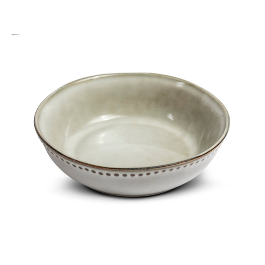 Vidi Sapore pasta borden Ø 17,5 cm diep – set van 6 – parelwit