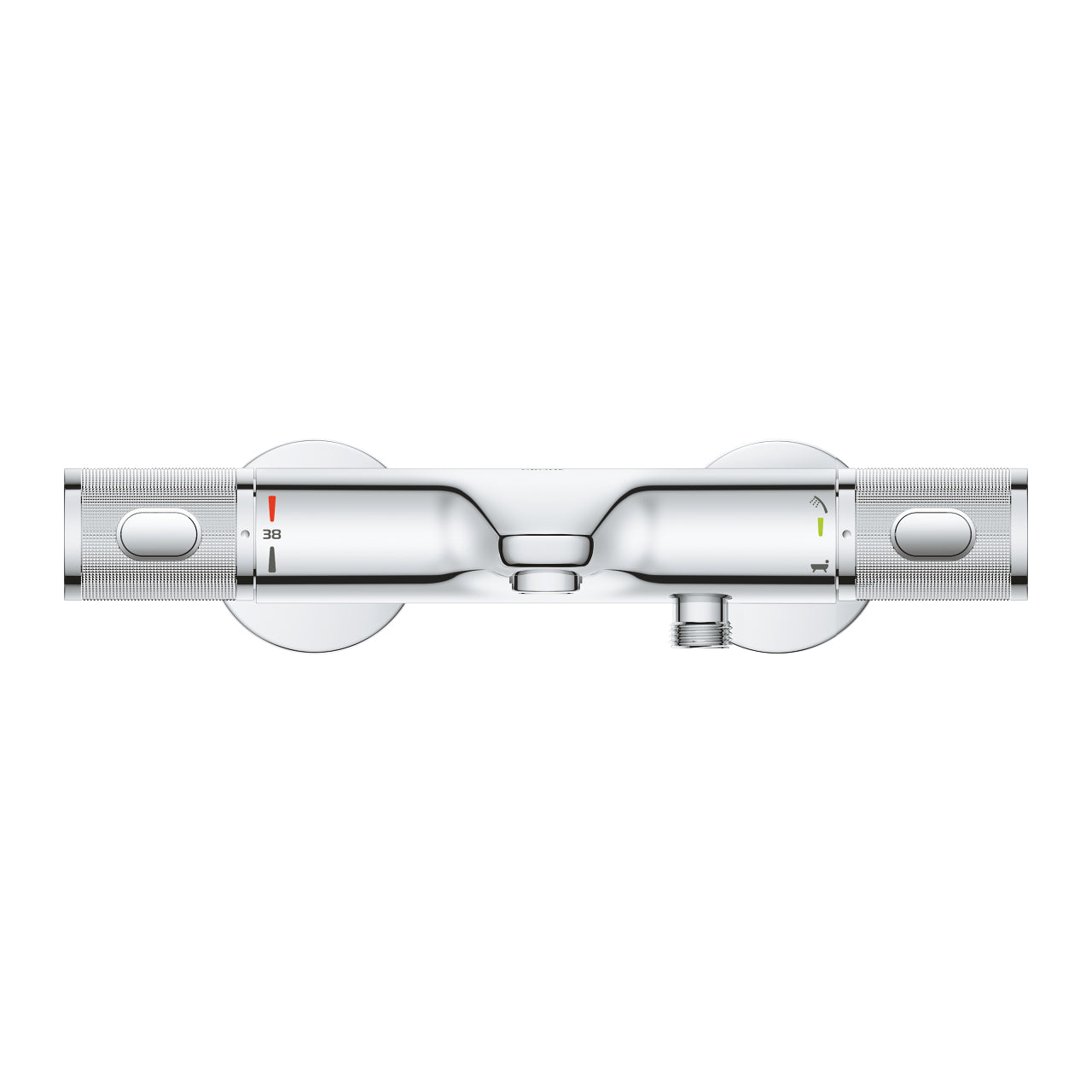 GROHE Precision Feel Thermostatische Badkraan - Chroom - Waterbesparend met CoolTouch Technologie
