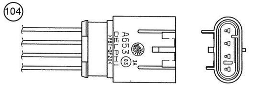 NGK OZA629-EA2 lambda sensor – originele kwaliteit, nieuw